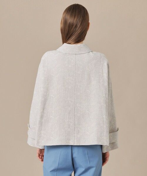 MACKINTOSH LONDON / マッキントッシュ ロンドン  その他アウター | 【婦人画報掲載】【BIBURY FLOWER】【FYVIE/フィビー】バイブリーフラワージャカードショートコート | 詳細7