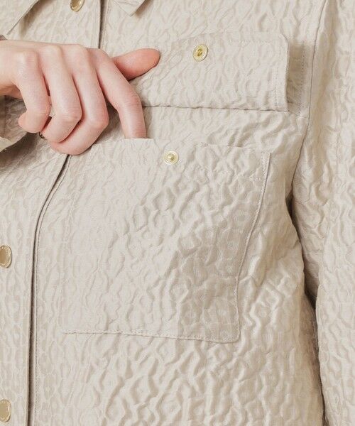 MACKINTOSH LONDON / マッキントッシュ ロンドン ノーカラージャケット | 【婦人画報掲載】ブークレージャカードブルゾン | 詳細5