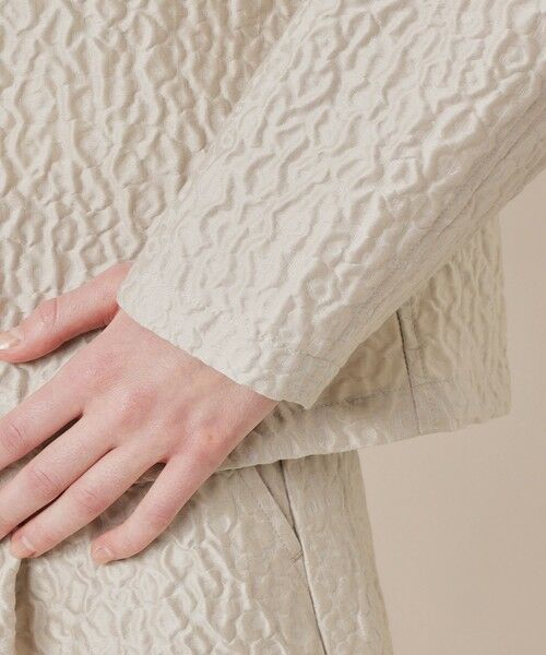 MACKINTOSH LONDON / マッキントッシュ ロンドン ノーカラージャケット | 【婦人画報掲載】ブークレージャカードブルゾン | 詳細6