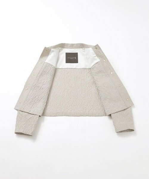 MACKINTOSH LONDON / マッキントッシュ ロンドン ノーカラージャケット | 【婦人画報掲載】ブークレージャカードブルゾン | 詳細8