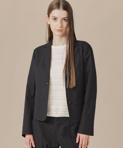 MACKINTOSH LONDON/マッキントッシュ ロンドン コットンリネンブレンドオックスジャケット ネイビー 38 MACKINTOSH LONDON/マッキントッシュ ロンドン コットンリネンブレンドオックスジャケット ネイビー 38