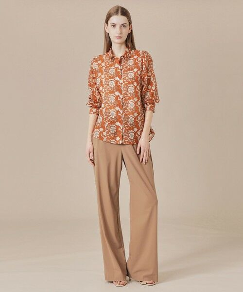 MACKINTOSH LONDON / マッキントッシュ ロンドン  シャツ・ブラウス | 【婦人画報掲載】【BIBURY FLOWER】バイブリーフラワースパンボイルブラウス | 詳細2