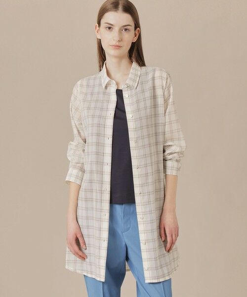 MACKINTOSH LONDON/マッキントッシュ ロンドン ウォッシャブルシアーウールブラウス ホワイト系その他 38 MACKINTOSH LONDON/マッキントッシュ ロンドン ウォッシャブルシアーウールブラウス ホワイト系その他 38