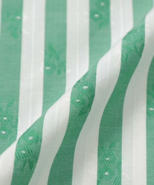 MACKINTOSH LONDON / マッキントッシュ ロンドン  シャツ・ブラウス | ストライプフラワージャカードブラウス | 詳細8