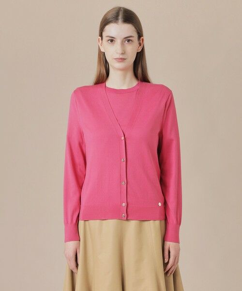 MACKINTOSH LONDON / マッキントッシュ ロンドン  ニット・セーター | スビンコットンニットカーディガン | 詳細5