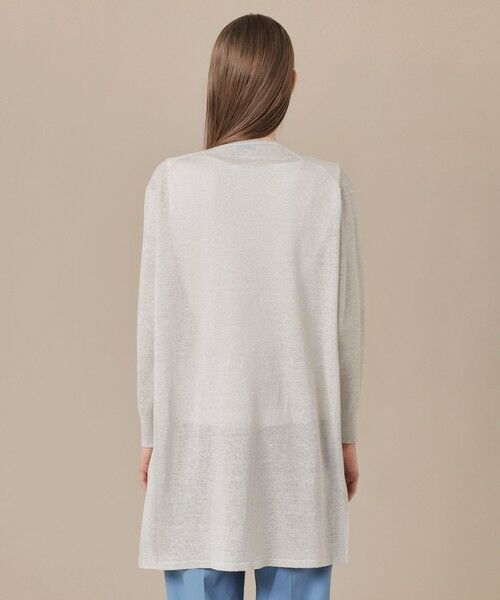 MACKINTOSH LONDON / マッキントッシュ ロンドン  ニット・セーター | シャイニーリネンニットカーディガン | 詳細5