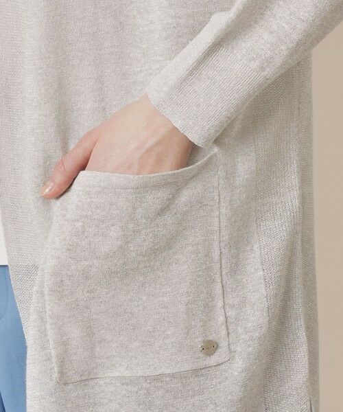 MACKINTOSH LONDON / マッキントッシュ ロンドン  ニット・セーター | シャイニーリネンニットカーディガン | 詳細6