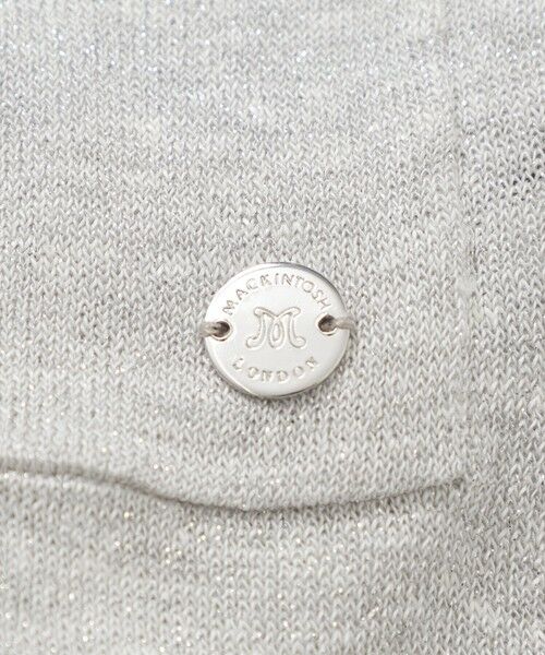 MACKINTOSH LONDON / マッキントッシュ ロンドン  ニット・セーター | シャイニーリネンニットカーディガン | 詳細8
