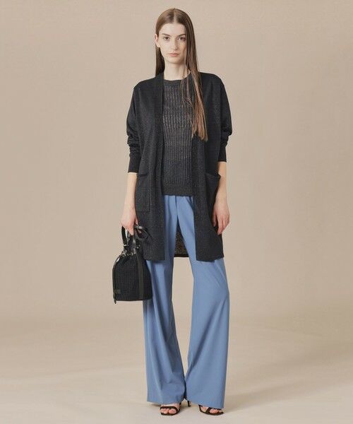 MACKINTOSH LONDON / マッキントッシュ ロンドン  ニット・セーター | シャイニーリネンニットカーディガン | 詳細2