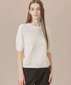 MACKINTOSH LONDON / マッキントッシュ ロンドン  ニット・セーター | 【婦人画報掲載】バックパターンボーダーニットプルオーバー