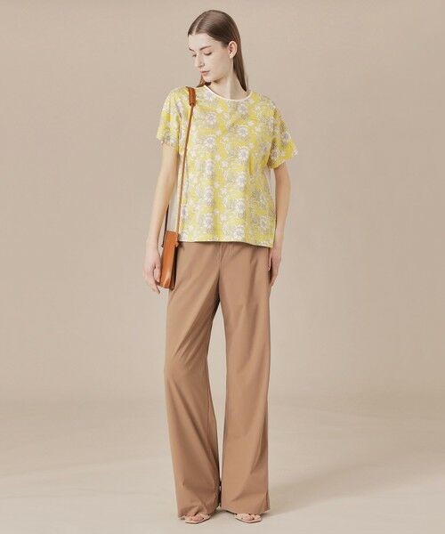 MACKINTOSH LONDON / マッキントッシュ ロンドン  カットソー | 【婦人画報掲載】【BIBURY FLOWER】カラーバイブリーフラワープリントTシャツ | 詳細3