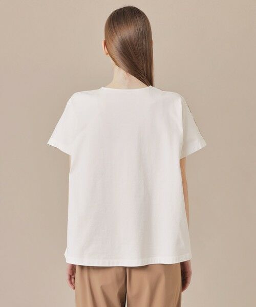 MACKINTOSH LONDON / マッキントッシュ ロンドン  カットソー | 【婦人画報掲載】【BIBURY FLOWER】カラーバイブリーフラワープリントTシャツ | 詳細8