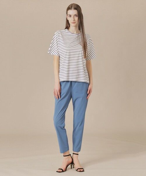 MACKINTOSH LONDON / マッキントッシュ ロンドン  その他パンツ | 【婦人画報掲載】【Lesbury Easy Pants/レスベリー イージーパンツ】トリコットストレッチクロップトパンツ | 詳細3