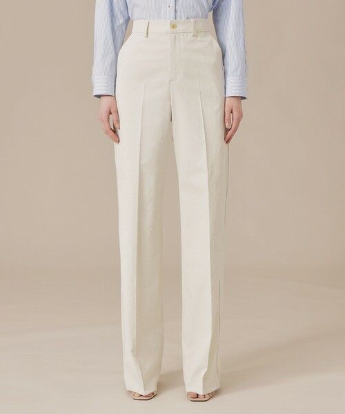 MACKINTOSH LONDON / マッキントッシュ ロンドン  その他パンツ | コットンリネンブレンドオックスワイドパンツ | 詳細6