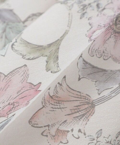 MACKINTOSH LONDON / マッキントッシュ ロンドン  ロング・マキシ丈スカート | 【婦人画報掲載】【BIBURY FLOWER】ドローイングカラーバイブリーフラワースカート | 詳細8