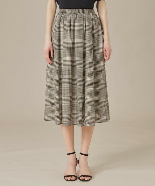 MACKINTOSH LONDON / マッキントッシュ ロンドン  ロング・マキシ丈スカート | ウォッシャブルシアーウールスカート | 詳細3