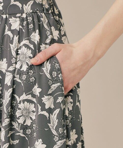 MACKINTOSH LONDON / マッキントッシュ ロンドン  ロング・マキシ丈スカート | 【BIBURY FLOWER】トーナルバイブリーフラワージャージスカート | 詳細6