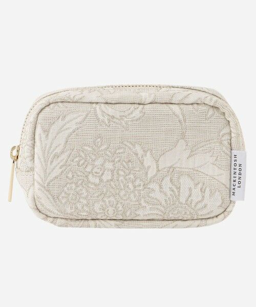 MACKINTOSH LONDON/マッキントッシュ ロンドン 【WEB限定】【BIBURY FLOWER】バイブリージャカードミニポーチ ベージュ X MACKINTOSH LONDON/マッキントッシュ ロンドン 【WEB限定】【BIBURY FLOWER】バイブリージャカードミニポーチ ベージュ X