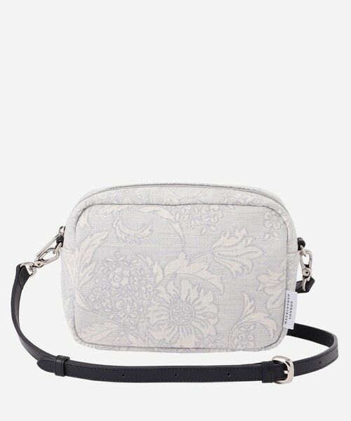 MACKINTOSH LONDON/マッキントッシュ ロンドン 【WEB限定】【BIBURY FLOWER】バイブリージャカードミニショルダー ブルー X MACKINTOSH LONDON/マッキントッシュ ロンドン 【WEB限定】【BIBURY FLOWER】バイブリージャカードミニショルダー ブルー X