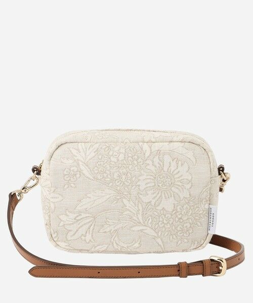 MACKINTOSH LONDON/マッキントッシュ ロンドン 【WEB限定】【BIBURY FLOWER】バイブリージャカードミニショルダー ベージュ X MACKINTOSH LONDON/マッキントッシュ ロンドン 【WEB限定】【BIBURY FLOWER】バイブリージャカードミニショルダー ベージュ X