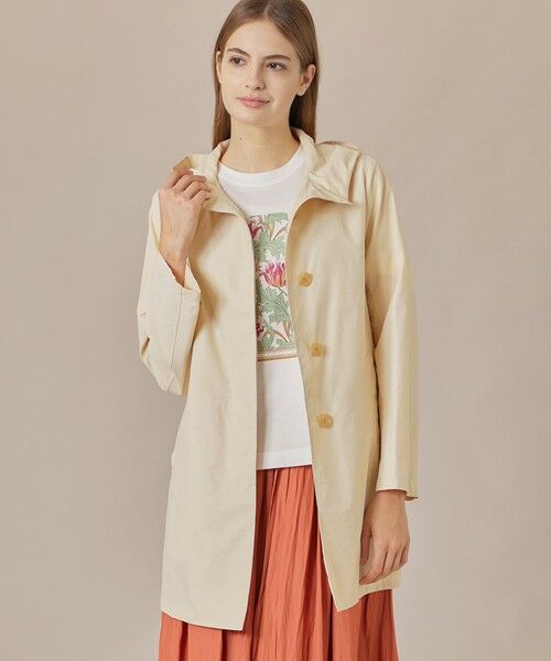 MACKINTOSH LONDON/マッキントッシュ ロンドン 【WEB・一部店舗限定】【CHRYSTON/クリストン】コットンナイロンダンプフーデットコート ベージュ 40