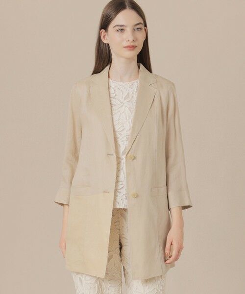 MACKINTOSH LONDON/マッキントッシュ ロンドン シアーラミージャケット ベージュ 38 MACKINTOSH LONDON/マッキントッシュ ロンドン シアーラミージャケット ベージュ 38