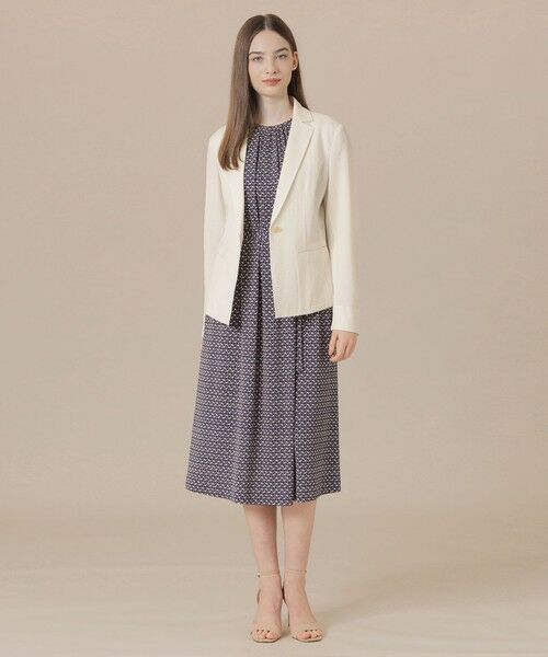 MACKINTOSH LONDON / マッキントッシュ ロンドン ノーカラージャケット | ストレッチサッカージャケット | 詳細1