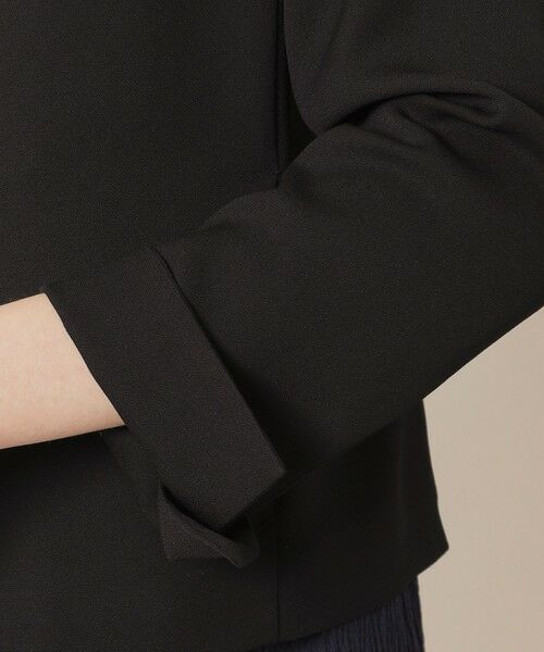 MACKINTOSH LONDON / マッキントッシュ ロンドン  ノーカラージャケット | 【WEB・一部店舗限定】ファインウールレーヨンノーカラージャケット | 詳細5