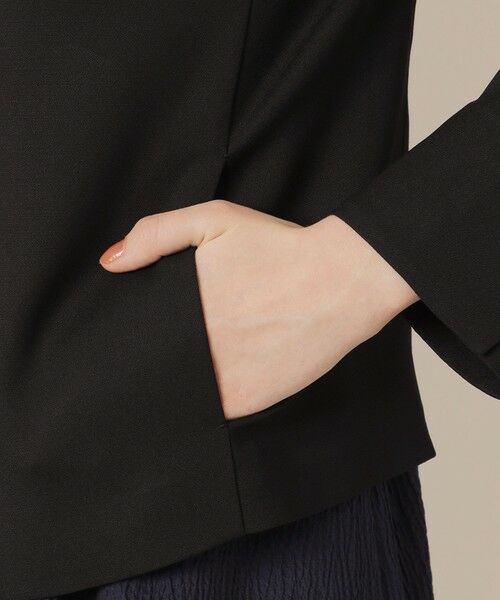 MACKINTOSH LONDON / マッキントッシュ ロンドン  ノーカラージャケット | 【WEB・一部店舗限定】ファインウールレーヨンノーカラージャケット | 詳細6