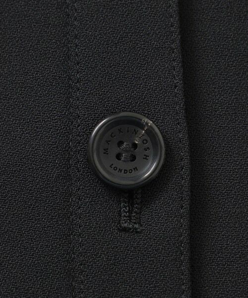 MACKINTOSH LONDON / マッキントッシュ ロンドン  ノーカラージャケット | 【WEB・一部店舗限定】ファインウールレーヨンノーカラージャケット | 詳細7