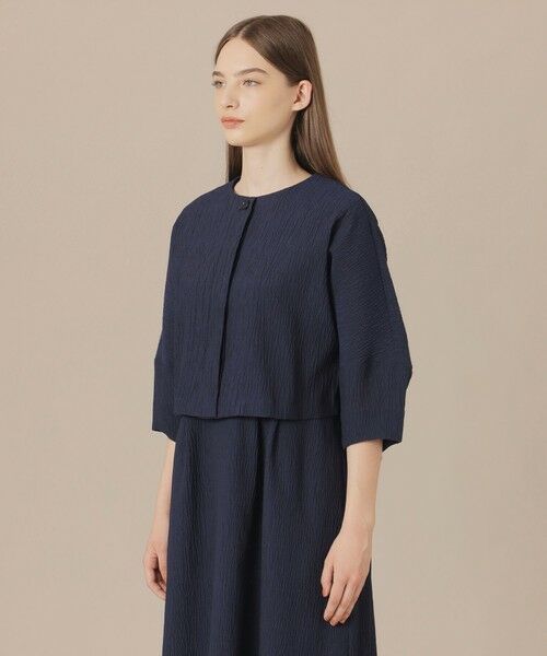 MACKINTOSH LONDON / マッキントッシュ ロンドン  ノーカラージャケット | 【WEB・一部店舗限定】シアークレープジャケット | 詳細3