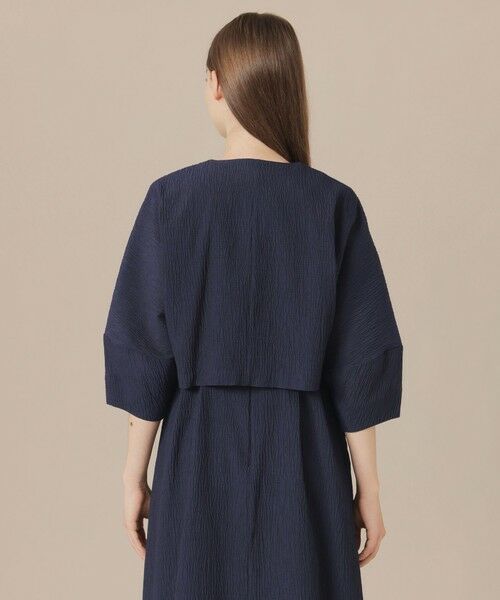 MACKINTOSH LONDON / マッキントッシュ ロンドン  ノーカラージャケット | 【WEB・一部店舗限定】シアークレープジャケット | 詳細4