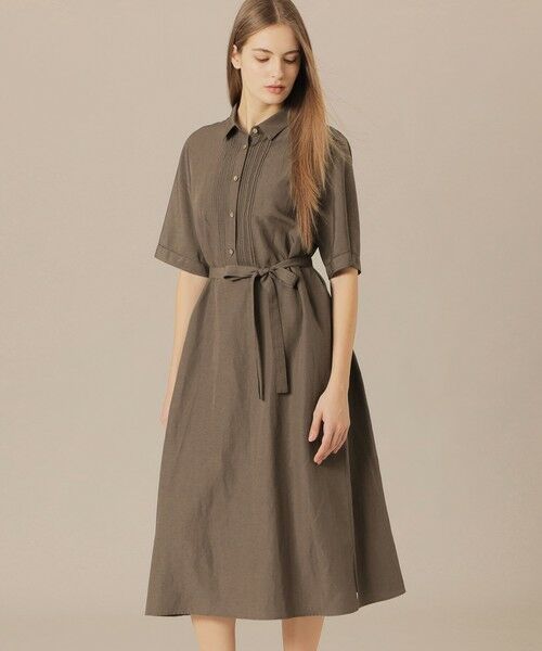 MACKINTOSH LONDON/マッキントッシュ ロンドン ライトナチュラルタンブラーワンピース ブラウン8 40 MACKINTOSH LONDON/マッキントッシュ ロンドン ライトナチュラルタンブラーワンピース ブラウン8 40