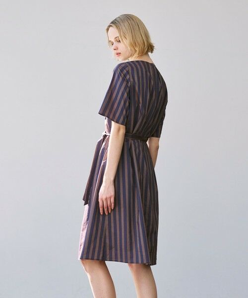 MACKINTOSH LONDON / マッキントッシュ ロンドン  ロング・マキシ丈ワンピース | コットンキュプラストレッチワンピース | 詳細4