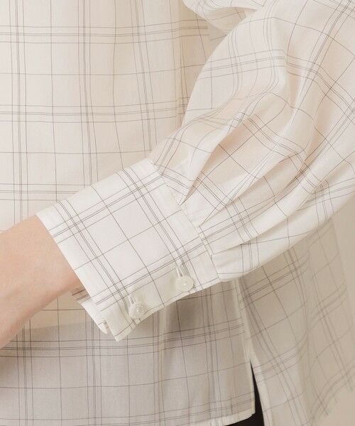 MACKINTOSH LONDON / マッキントッシュ ロンドン  シャツ・ブラウス | 【WEB・一部店舗限定】シアーチェックブラウス | 詳細5