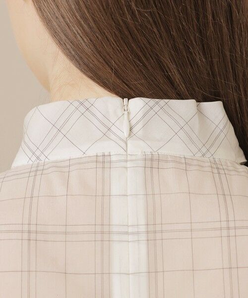 MACKINTOSH LONDON / マッキントッシュ ロンドン  シャツ・ブラウス | 【WEB・一部店舗限定】シアーチェックブラウス | 詳細7