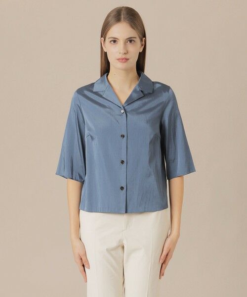 MACKINTOSH LONDON / マッキントッシュ ロンドン シャツ・ブラウス | シルキーサテンブラウス | 詳細3