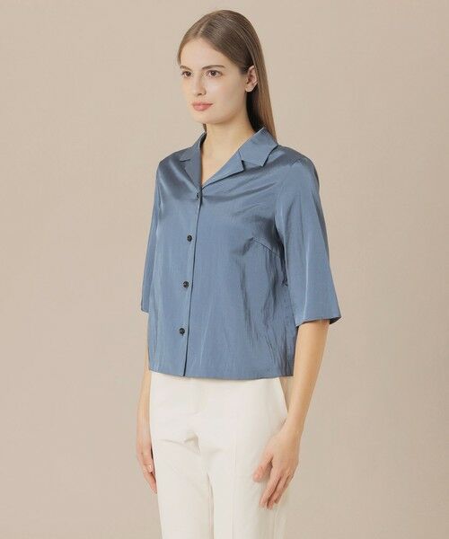 MACKINTOSH LONDON / マッキントッシュ ロンドン シャツ・ブラウス | シルキーサテンブラウス | 詳細4