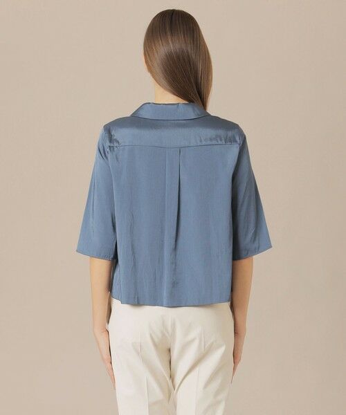 MACKINTOSH LONDON / マッキントッシュ ロンドン シャツ・ブラウス | シルキーサテンブラウス | 詳細5