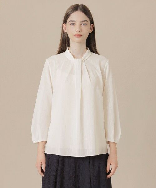 MACKINTOSH LONDON / マッキントッシュ ロンドン  シャツ・ブラウス | 【WEB・一部店舗限定】シアーストライプブラウス | 詳細2