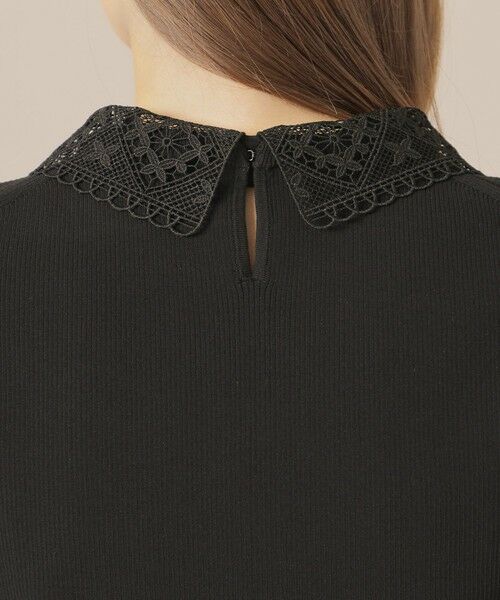 MACKINTOSH LONDON / マッキントッシュ ロンドン  ニット・セーター | レースカラーコンビニットプルオーバー | 詳細10
