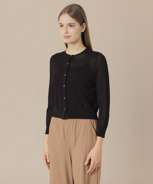 MACKINTOSH LONDON / マッキントッシュ ロンドン  ニット・セーター | 【WEB・一部店舗限定】コットンアセテートナイロンニットカーディガン | 詳細4