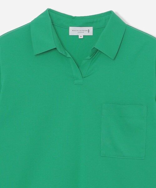 green　2024完売☆美品マッキントッシュ ジレコート セール】 プレーティング天竺スキッパー （カットソー