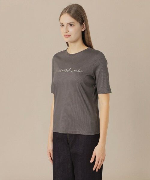 MACKINTOSH LONDON / マッキントッシュ ロンドン  カットソー | 【WEB・一部店舗限定】シャインリブTシャツ | 詳細5