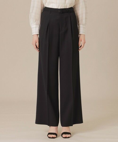 MACKINTOSH LONDON / マッキントッシュ ロンドン その他パンツ | 【WEB・一部店舗限定】ファインウールレーヨンハイウエストパンツ | 詳細3