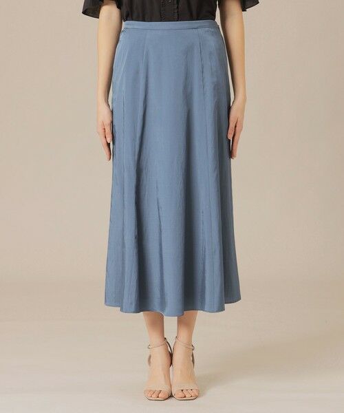 MACKINTOSH LONDON / マッキントッシュ ロンドン  ロング・マキシ丈スカート | シルキーサテンスカート | 詳細4