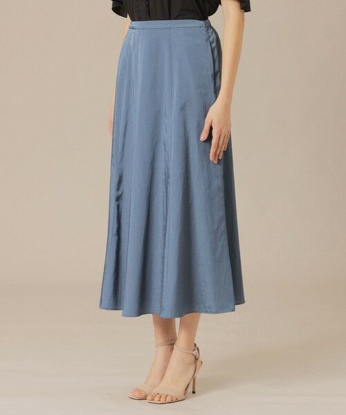 MACKINTOSH LONDON / マッキントッシュ ロンドン  ロング・マキシ丈スカート | シルキーサテンスカート | 詳細5