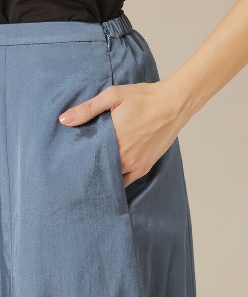 MACKINTOSH LONDON / マッキントッシュ ロンドン  ロング・マキシ丈スカート | シルキーサテンスカート | 詳細7