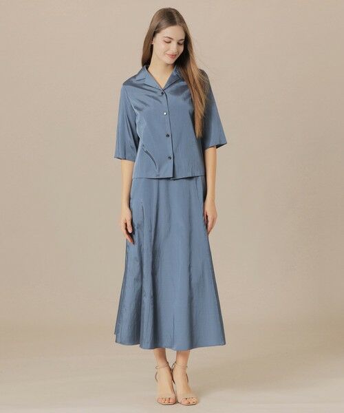 MACKINTOSH LONDON / マッキントッシュ ロンドン  ロング・マキシ丈スカート | シルキーサテンスカート | 詳細1