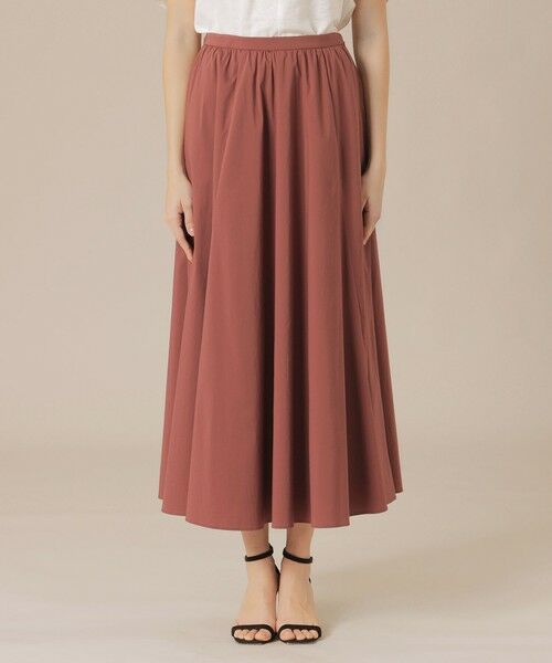 MACKINTOSH LONDON / マッキントッシュ ロンドン  ロング・マキシ丈スカート | コットンナイロンストレッチスカート | 詳細7